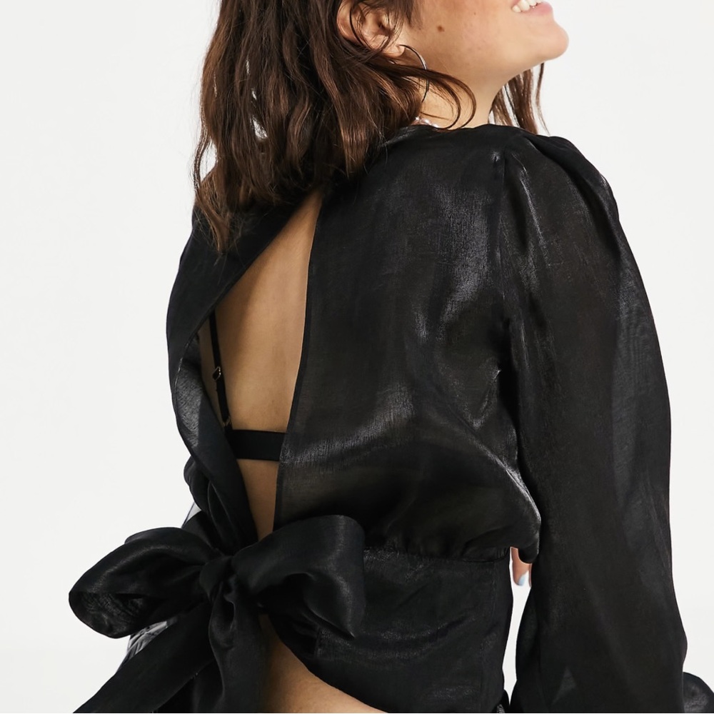 Open Back Topshop Shirt